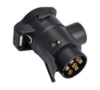 Akozon Adaptadores de Enchufe de Remolque, 7 a 13 Pines, Adaptador de Enchufe de Remolque de Coche, convertidor, Conector de Remolque de Barra de Remolque de Caravana, Accesorios de Coche de 12 V