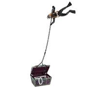 Akozon Adorno Creativo para Acuario, Adornos de Hombre Rana del Tesoro, Decoración para Pecera, Accesorios Profesionales para Uso