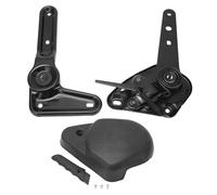 Akozon Ajustador de ángulo del Asiento, Manija de Palanca Reclinable del Asiento Lateral Izquierdo Ajustable de 0 a 180° para Vehículos de Construcción de Camiones y Caravanas RV