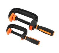 Akozon Akozon 2pcs CLAMP C AJUSTABLE AJUNTO 2 Pulgadas y 3 Pulgadas de Liberación Rápida, Manijas Resistentes Al Deslizamiento Ergonómico para Carpintería y Proyectos de Almejas para el Hogar