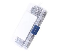 Akozon Akozon 340 Piezas M3 S04 Menos Tornillos de Cabeza de Botón de Acero y Kit Surtido de Tuercas para Proyectos de Fijación, Reparación y Construcción