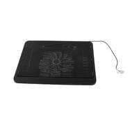 Akozon Akozon Almohadilla de Enfriamiento para Computadora Portátil con Ventilador Grande y Concentrador USB - Base Ergonómica para Computadoras Portátiles de 14" o Más Pequeñas - Luces LED Azules