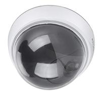 Akozon Akozon Cámara de Seguridad para el Hogar Simulada de Blanco con Luces Rojas Intermitentes por Infrarrojos Simuladas para una Mayor Disuasión de Seguridad en Espacios Residenciales y