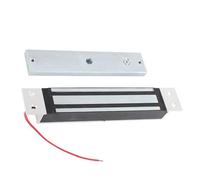 Akozon Akozon DC12V 280kg/600Lbs Cerradura de Seguridad Electromagnética con Modo NC - Cerradura de Puerta Magnética Eléctrica Confiable para Puertas de Madera, Vidrio y Metal