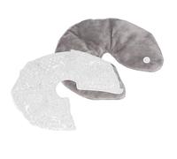 Akozon Akozon Pack Pack Hot Compress para la Lactancia materna: Almohadillas en Gel para Alivio de Hinchazón, Promoción del Flujo de Leche y Comodidad (GREY)