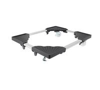 Akozon Akozon PC Tower Stand with Caster Wheels Universal Ajustable Mobile CPU Stand Rolling Cart para Casa y Oficina