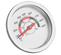 Akozon Akozon Preciso 100 700 Termómetro para Parrilla para Barbacoa Indicador de Temperatura de Esfera Analógica con Doble Escala para Asar y Cocinar Perfectos