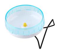 Akozon Akozon Rueda Giratoria para Ejercicios de Ratón para Mascotas: Adornos Silenciosos para Hámster para Roedores Pequeños y Equipo de Actividades de Diseño, Seguro y Divertido