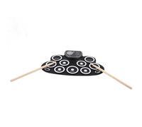 Akozon Akozon USB USB Tambre Electrónico Recargable con Altavoces Duales - Almohadilla de Práctica de Tambor en Rollo para Niños y Principiantes - Almohadilla de Tambor de Silicona Portátil con