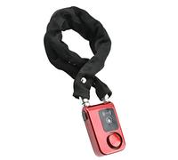 Akozon Akozon Y797G Candado de Cadena Inteligente para Bicicleta con Alarma 115dB - Control Antirrobo Impermeable a Través de Smartphone para Bicicletas y Motos - Rojo