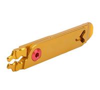 Akozon Alicates de Cadena Herramienta Master Link con Removedor de Válvulas y Palanca de Neumáticos - Herramienta de Reparación de Bicicletas Multifunción de Aleación de Aluminio Liviana para (GOLD)