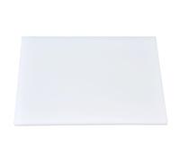 Akozon Almohadilla de Perforación de Cuero, Tabla de Cortar de Plástico Blanco de 200x150x15mm para Estampar Manualidades, Herramienta Antideslizante para Peletería (140 * 120 * 15mm)
