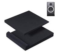 Akozon Almohadillas de Aislamiento de Monitor de Estudio 2PCS: Espuma Acústica de Alta Densidad para una Mayor Claridad del Sonido y Reducción de Vibraciones (B)