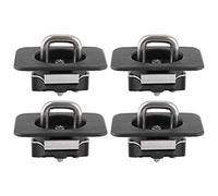 Akozon Amarre los Anillos del Gancho del Ancla Ajustes Estirables para los Accesorios del Coche de la Capacidad de Carga 98-14 1000lbs
