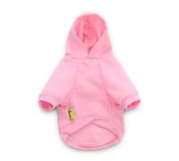 Akozon Amo a Mi Madre con Capucha Impresa para Perros - Sudadera de Cachorro de Vellón Cálido, Opciones de Color y Color para Todas Las Razas (Pink #53)