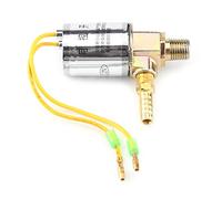 Akozon Amplificador de Bocinas de Aire de 12 V; Air Ride Systems Válvula Solenoide Eléctrica de Bocina de Aire para Camión de Tren de Metal de 1/4 Pulgadas