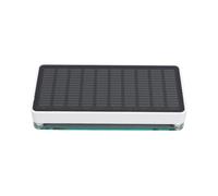Akozon Analizador de Espectro Led Verde 110x50x20mm Puertos Duales Tipo C | Panel de Vidrio, Pantalla de Ritmo Musical, Decoración de Escritorio, Entrada Auxiliar, Captación de Micrófono, Combinación