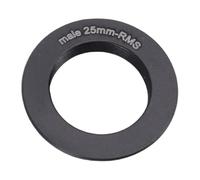 Akozon Anillo Adaptador de Lente Objetivo de Microscopio Apto para Interfaz CS de Rosca RMS Objetivo (25mm)