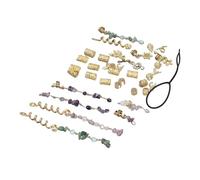 Akozon Anillos para Rastas de Pelo, Accesorio para el Cabello Trenzado de Aleación, Elegantes Pinzas para Trenzas para Banquetes, Proyecciones de Películas, Bodas
