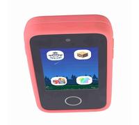 Akozon Aprendiendo el Juguete del Teléfono Celular para Niños: Teléfono Inteligente con Pantalla Táctil de Cámara con Pantalla de 2.8 Pulgadas y Reproductor de MP3: Diseñado para Niños de 3 Años y