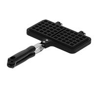 Akozon Apto para Gofreras Domésticas - Molde para Hornear Antiadherente de Doble Cara con Asas Cómodas para Estufas de Gas y Eléctricas - Ideal para Gofres Divertidos