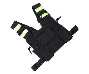 Akozon ArnéS de Pecho Reflectante Amarillo, Funda Frontal, Funda de Transporte para 5R 82 9R XR S