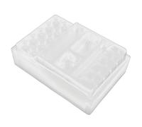 Akozon Bandeja de Tinta de Tatuaje Desechable de 25 Piezas - Bandeja de Plástico Profesional para la Aguja del Cartucho de Tatuaje y Soporte de Soporte de Pieles