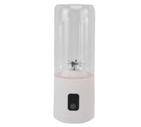Akozon Batidora Portátil de Gran Capacidad de 500 Ml, Recargable por USB, con Batería de 1500 MAh, para Zumos de Frutas, Batidos, Viajes, Gimnasio, Uso Doméstico (WHITE)