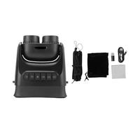 Akozon Binoculares Digitales 4K Lente Abatible con Zoom de 15x de Alta Definición Pantalla de 4 Pulgadas Observación de Aves Camping (con Tarjeta de 32GB)