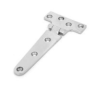 Akozon Bisagra tipo T 316 accesorios de puerta de casa de acero inoxidable engrosados 151*75*4,5mm