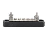 Akozon Bloque de Distribución de Potencia Barra de Autobús Marino 5 Vías 12V 24V 100A 100A 2x5 Mm Tornillos de 5x4 Mm Barco de Automóvil RV
