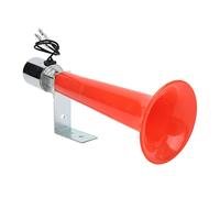Akozon Bocina de Aire, 180DB Bocina de Aire Roja Propósito Universal 12V / 24V Caravana Bocina de Silbato de Presión para Autos Camiones SUV Bocinas
