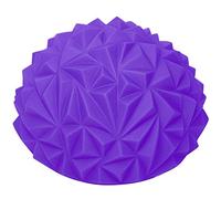 Akozon Bola de masaje Masajeador de yoga con alivio de estr¨¦s de bola de PVC Bolas de masaje semicircular para pies Masajeador Relajante Muscular(P¨²rpura)