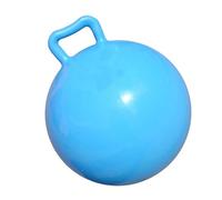 Akozon Bola Que Despide Inflable del Color Jum Hop con la Manija para los Ornamentos Divertidos del Ejercicio de los Adultos (Blue)