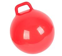 Akozon Bola Que Despide Inflable del Color Jum Hop con la Manija para los Ornamentos Divertidos del Ejercicio de los Adultos (Rojo)