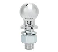 Akozon Bolas de Enganche de Remolque de Alta Resistencia Hierro de Enganche de Remolque Bolas de de 6000 LB Diámetro de 2 Pulgadas Vástago de 1 X 2 1/8 Pulgadas - Accesorios para