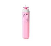 Akozon Bolígrafo Eléctrico para Quilling de Papel, Herramienta Automática para Enrollar Papel DIY, Pluma Enrolladora para Manualidades y Artesanía Quilling, Acero Inoxidable, Rosa