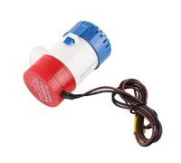 Akozon Bomba de Achique Marina G1100-01, Bomba de Sumidero Sumergible para Barcos 1100GPH con Eje de Acero Inoxidable para Accesorios Marinos (24V)