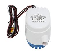Akozon Bomba de Achique Sumergible Automática 750Gph 12V Eje de Acero Inoxidable de Alta Eficiencia para Barco Rv Marine con Interruptor