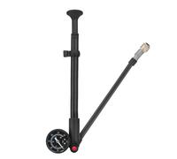 Akozon Bomba de Neumáticos para Bicicleta Portátil de Alta Presión de 300 PSI con Manómetro Ergonómico para Bicicletas de Montaña y Carretera Aleación de Aluminio Ligera Negro 1505K (1505K Negro)