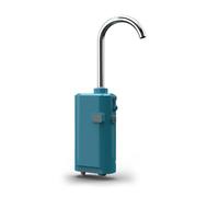Akozon Bomba de Oxígeno de Pesca Inteligente Portátil con Bomba de Sensor de Inducción Manos Libres para Pesca Al Aire, Oxigenación del Cubo y Fácil Transferencia (Blue)