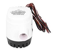Akozon Bomba de Sentina Automática de 12 V 1100 Gph con Interruptor Incorporado Bomba de Sentina para Barcos a Prueba de Alta Eficiencia para Yates Marinos RV Diseño Compacto Filtro Tipo Broche