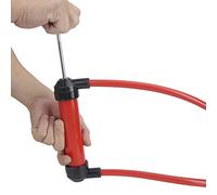 Akozon Bomba de Sifón Manual Portátil para Gas, Petróleo y Transferencia Extractor y Bomba de Líquido Manual para Automóviles, Motores Pequeños e Inflables