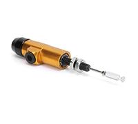 Akozon Bomba Hidráulica Universal de Aleación de Aluminio Mecanizada CNC para Motocicleta, Resistencia a Altas Temperaturas, Color Rojo (YELLOW)