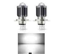 Akozon Bombilla LED para Coche, Luz de Freno Trasera, Alto Brillo, Ahorro de Energía para Motocicleta Scooter (H4 Blanco)