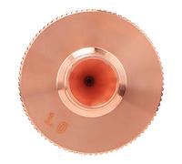 Akozon Boquilla de Láser de una Sola Capa de Latón 1pc para Máquinas de Corte Láser de CO2 y Fibra 0.8/1.0/1.2/.4/.5 Mm (1.0 mm)