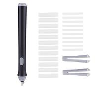 Akozon Borrador eléctrico, Gomas de Borrador Electrónico con 22 recargas del borrador(Negro)