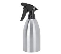 Akozon Botella de Riego Multifuncional de Acero Inoxidable de 500 Ml con Boquilla Ajustable, Rociador de Cocina y Jardinería para Condimentos, Líquido para Lavar Platos e