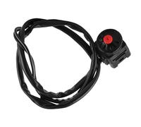 Akozon Botón de Cuerno de Moto, Interruptor de Cuerno Universal para Motocicleta, Botón de Parada para Manillar de 22mm, Fácil Instalación, Accesorio Compatible con la Mayoría de Motocicletas
