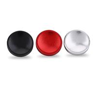 Akozon Botones de Liberación de la Cámara de Aleación de Aluminio Universal Surface 3pcs Red Negro Plateado